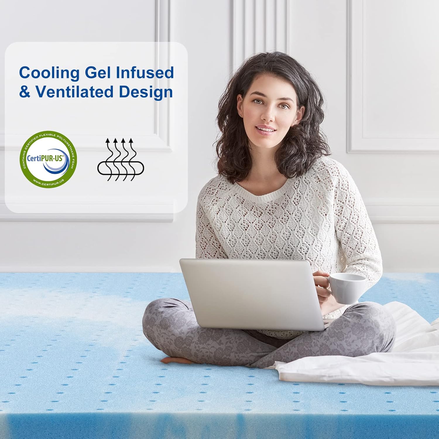 BedStory Thick Bed Foam Topper