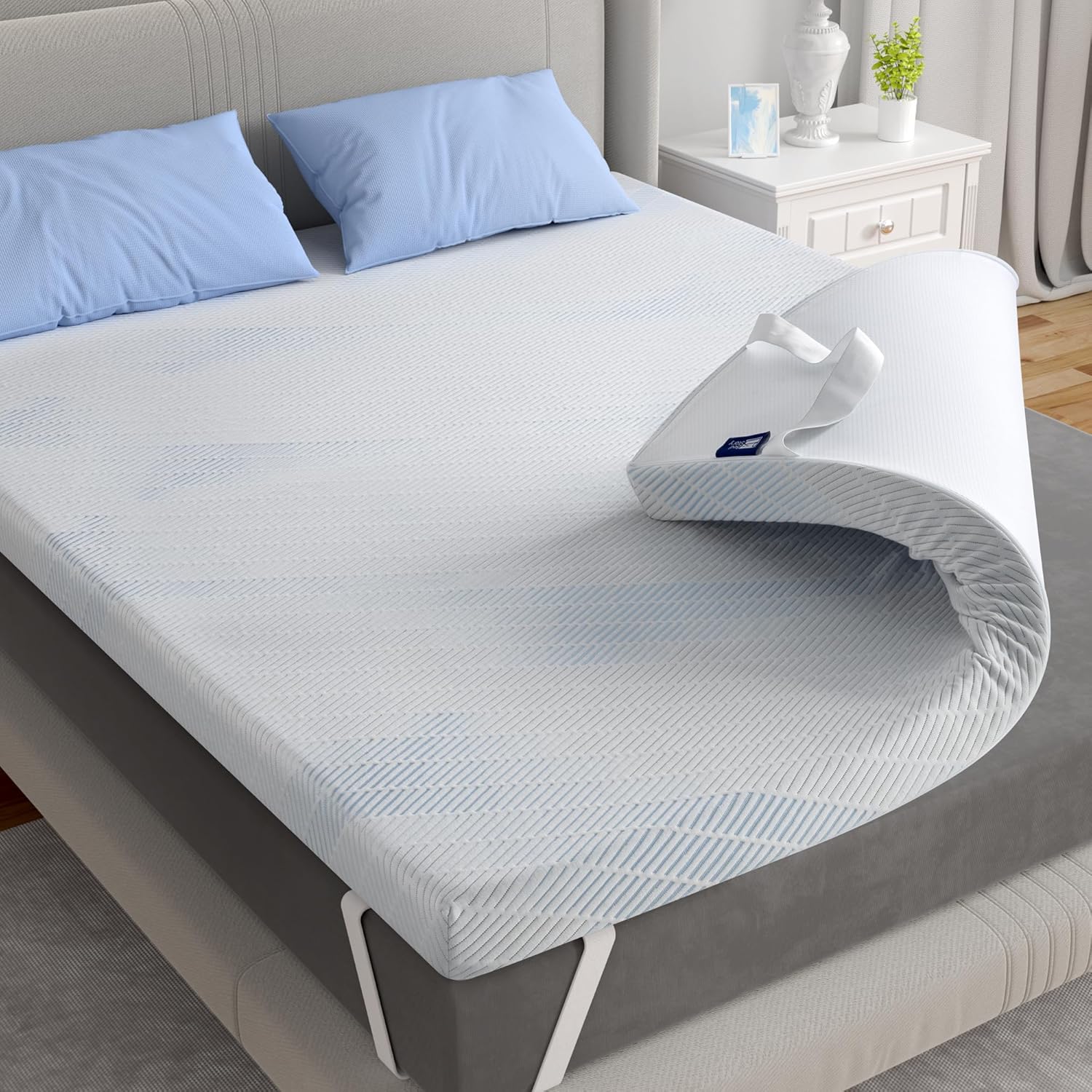 BedStory Gel Memory Foam for Pain Relief and Cooling Comfort