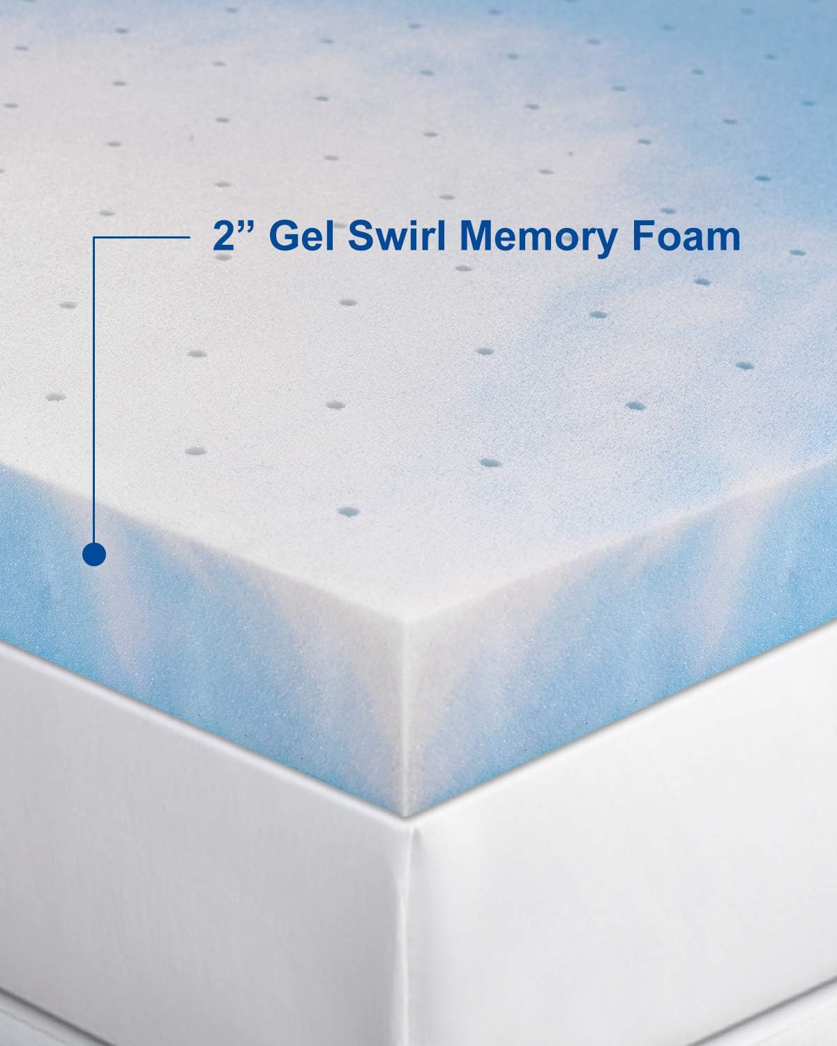 BedStory Thick Bed Foam Topper