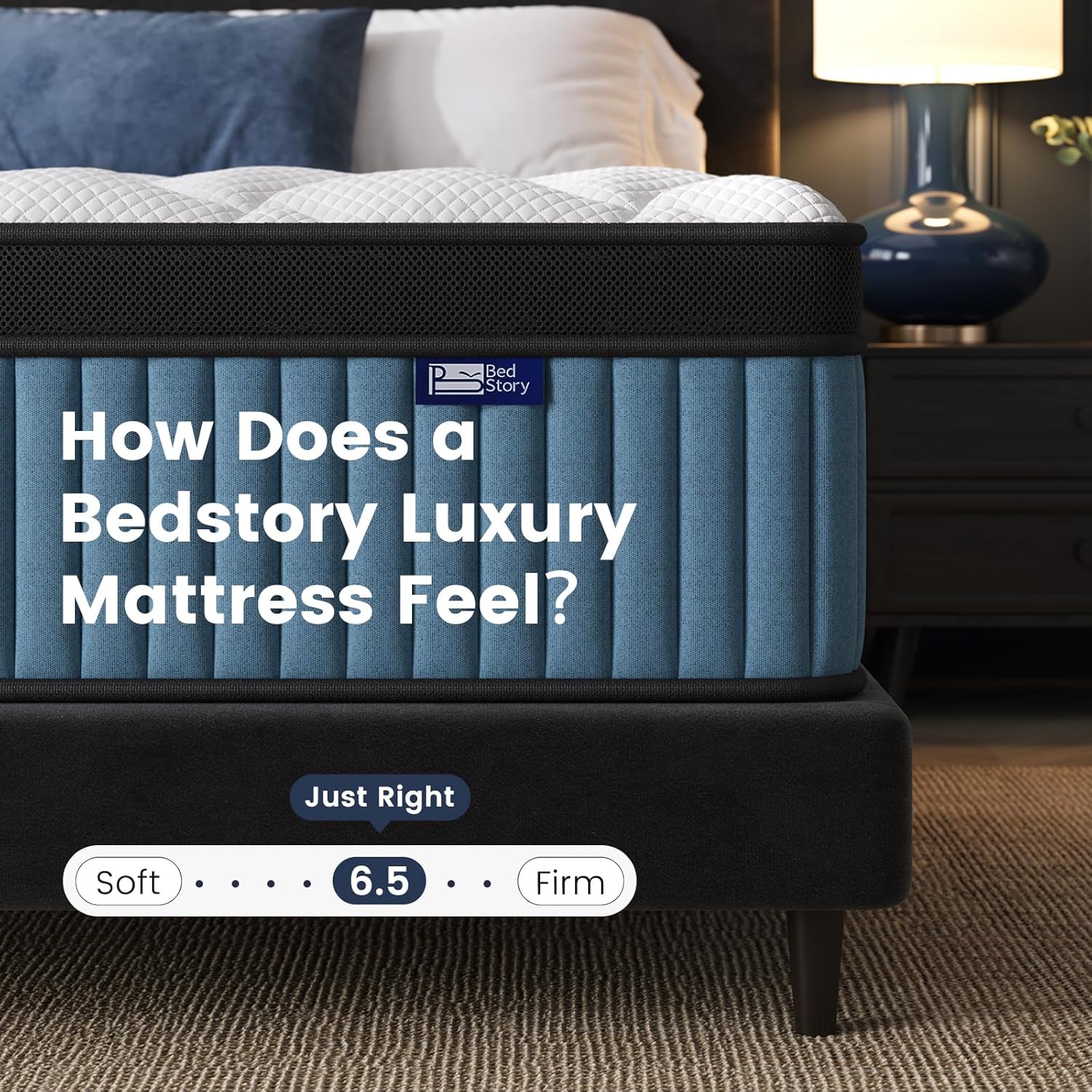 BedStory  Deep Sleep Hybrid Mattress with Extra Lumbar Support