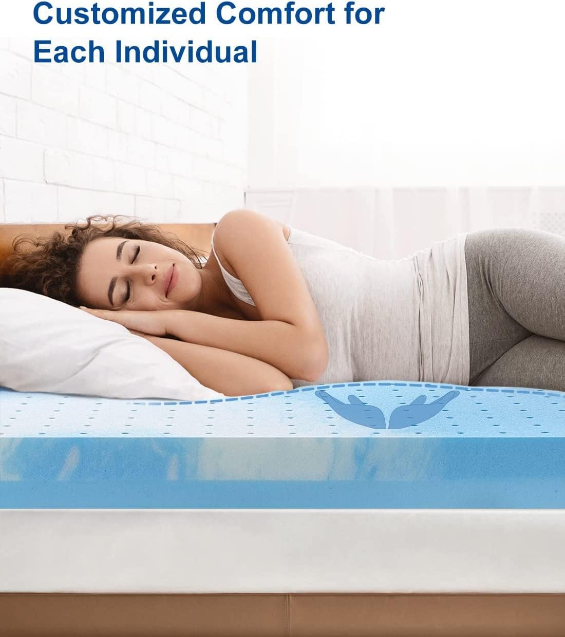 BedStory Thick Bed Foam Topper