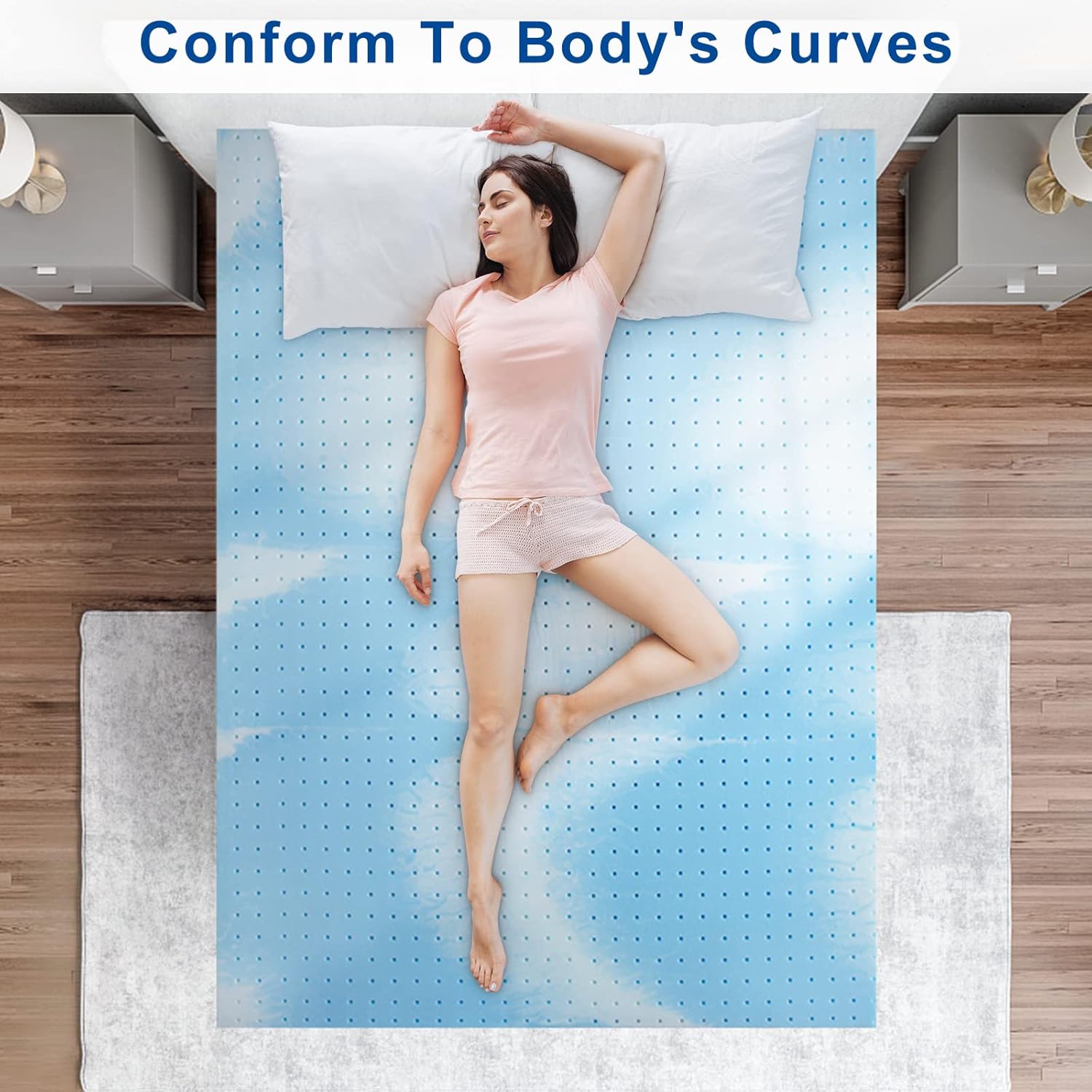 BedStory Thick Bed Foam Topper