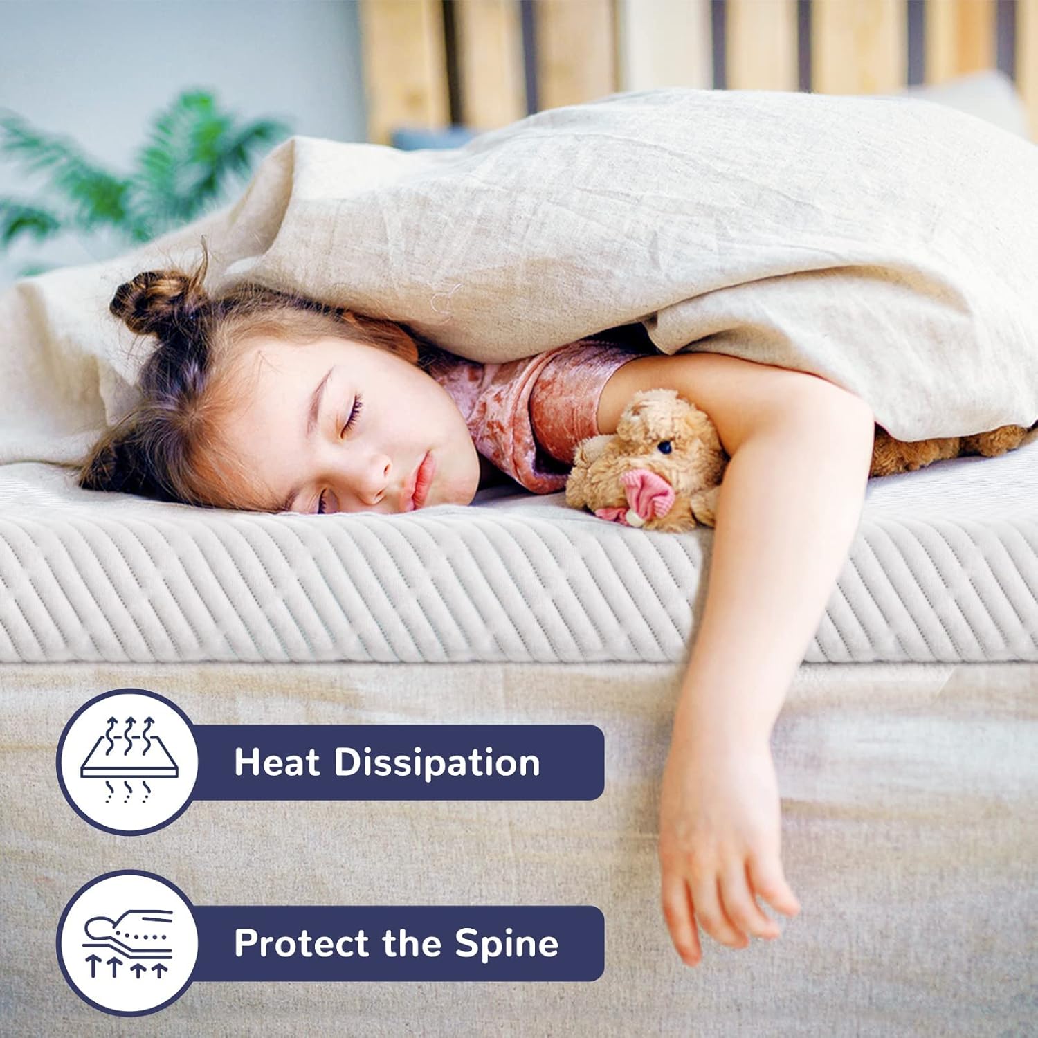 BedStory Gel Memory Foam for Pain Relief and Cooling Comfort