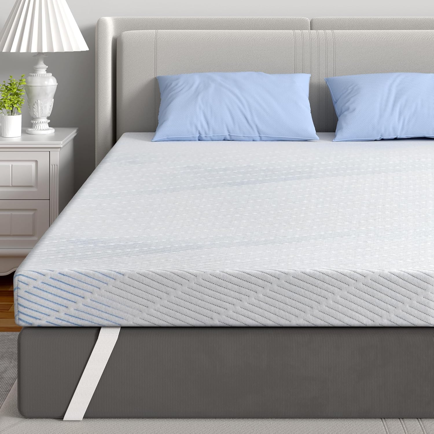 BedStory Gel Memory Foam for Pain Relief and Cooling Comfort